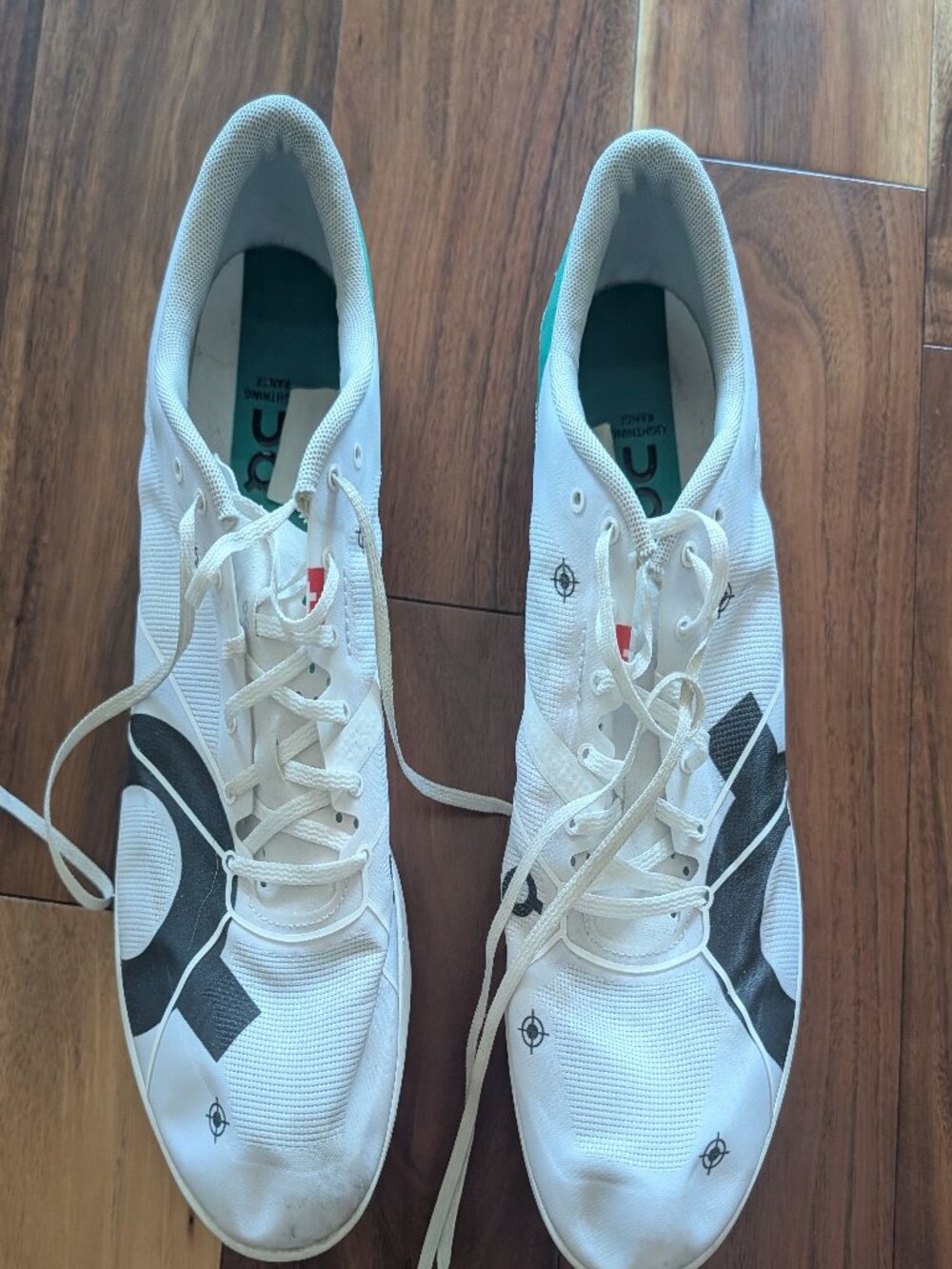 On Running Men's Cloudspike 10000m Track & Field Spikes White Mint Size (Size 9)